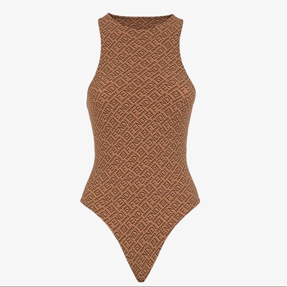 SKIMS Tops - Fendi x SKIMS High Neck Bodysuit in California